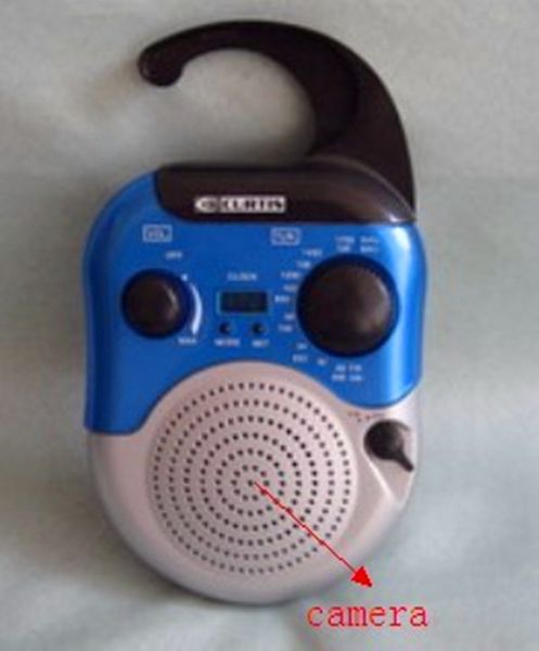 

Free shipping 1080P Waterproof Radio Camera bathroom Mini Camera DVR 32GB