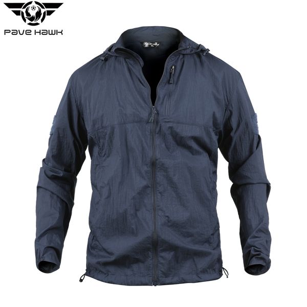 

2019 men summer quick dry waterproof lightweight tactical skin tactical jacket breathable hooded windbreaker rain coat, Black;brown