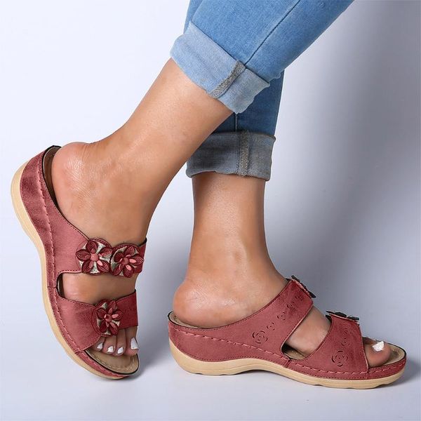 

лето женщины сандалии рим ретро тапочки толстым дном пляжная обувь женский открытый toe удобный plarform sandalias mujer 2020 ##, Black