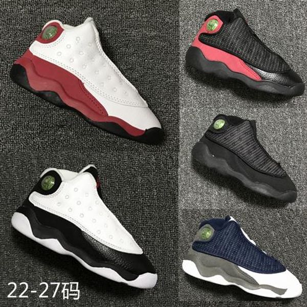 

Citygear мальчики девочки 13 OG Черная кошка баскетбольная обувь Детская Иордания 13 спортивная обувь малыши дети подарок на День Рождения