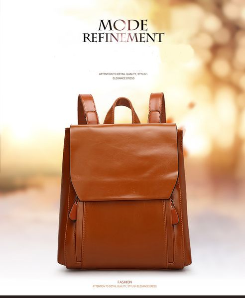 

женская рюкзак новая мода большая емкость дорожная сумка колледж ветер студент повседневная композитный кожаный рюкзак бесплатная доставка