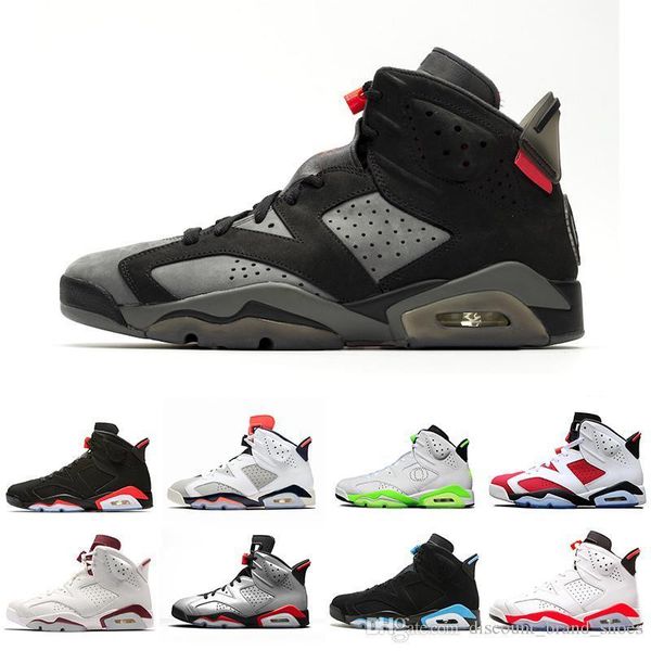 

new dmp 6 psg 6s men basketball shoes unc tinker black infrared gatorade alternate wheat sport blue oregon mens sports sneaker us 7-13