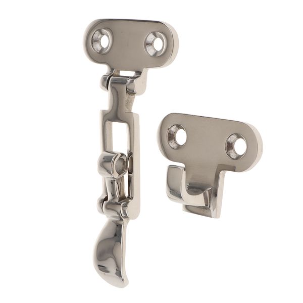 

anti-rattle lockable hold down clamp latch marine high polished stainless steel