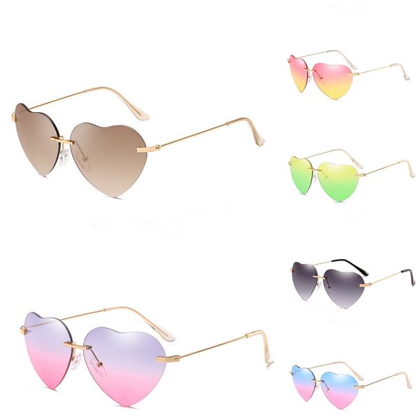 

ms big box big frame glasses heart-shaped sunglasee trend temperament of the sunglass 8 styles can choose #76249, White;black