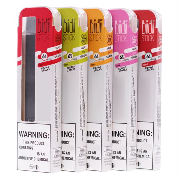 

Top Bidi Stick Pre-filled Disposable Pod Device Portable Kit Vape Pen Cartridges Vapor 1.4ml 280mAh Battery e Cigs Carts PREMIUM Vaporizer