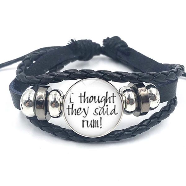 

optional runner glass cabochon bracelet diy multi-layer woven leather bracelet birthday gift jewelry, Golden;silver