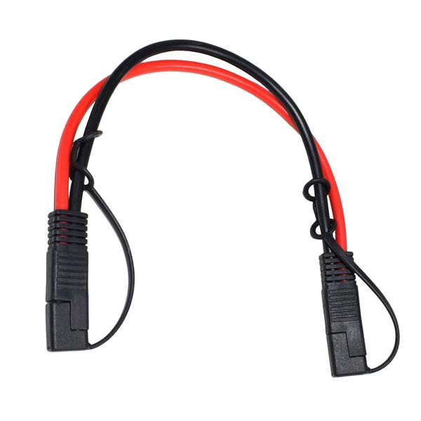 

sae to sae 2-pin 10 amp 1ft/0. solar panel extension cable cord heavy duty