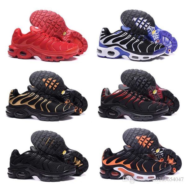 

new 2019 designer tn mens shoes breathable mesh chaussures runing shoes homme noir zapatillaes tn plus shoes fashion increased ventilation