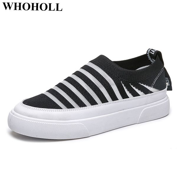 

2019 new women flat shoes loafers breathable female tenis footwear with platform stylish student casual sneakers anti-skid, Black