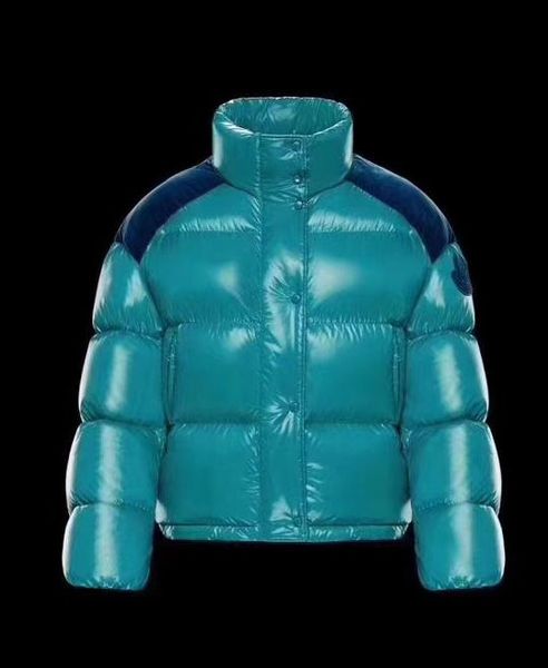 

2019 новых женщин красочные мягкий теплый вниз пальто толстые водонепроницаемый outwear короткие вниз ветровки стенд воротник пуховик, Black