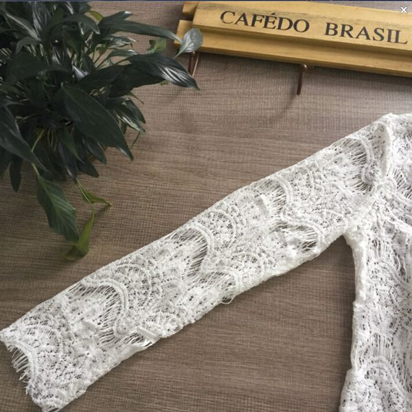

woman cover up clothes robe sun-proof clothing swimsuit lace bikini smock