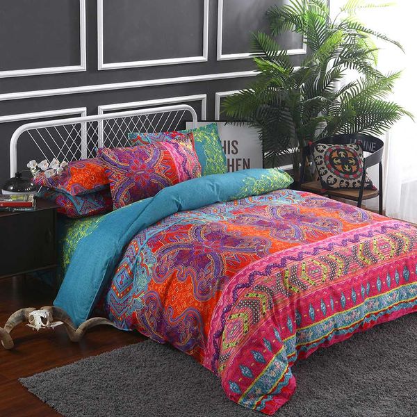 Duvet Cover With Pillow Case Quilt Cover Bedding Set Single Double and King Size