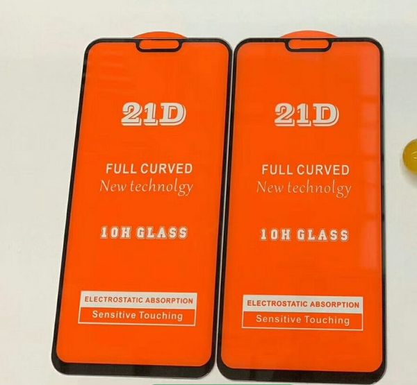 Volle Abdeckung 21D 9D Gehärtetes Glas Displayschutzfolie AB Kleber FÜR Samsung Galaxy A10E A20E A20 CORE M21 M31 M30S 200 TEILE/LOS