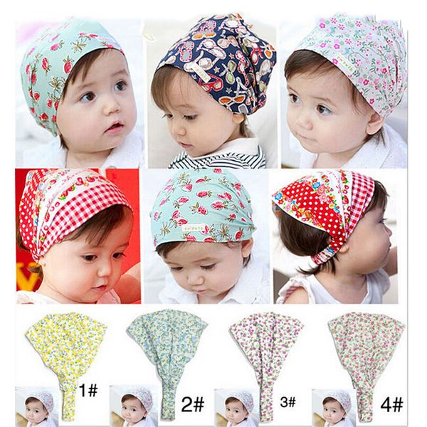 Bandana Hats Kid Flower Headband Hair Bands Hair Accessories