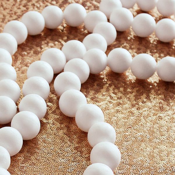 

10 pcs 8cm modelling polystyrene styrofoam foam ball spheres diy decoration crafts party wedding ball decoration supplies