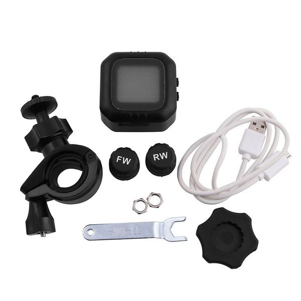 

waterproof wireless high precision motorcycle tpms tire pressure monitoring system motor tyre auto alarm