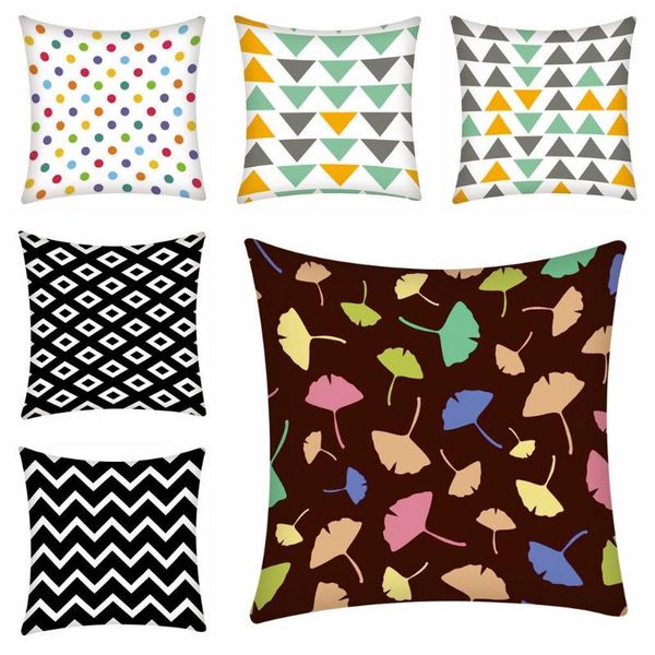 

print pillow case polyester sofa car cushion cover home decor 45 x 45cm home decor cushion cover pillow funda cojin