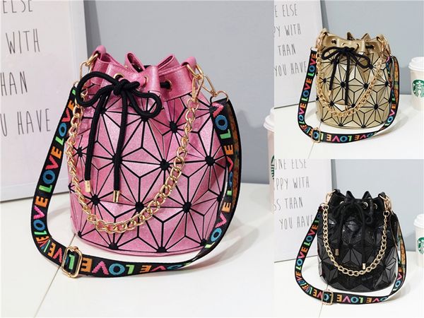 

new geometric bags designer fashion women bags bags jet set travel lady pu leather shoulder bag female two- 1pcs suit#117