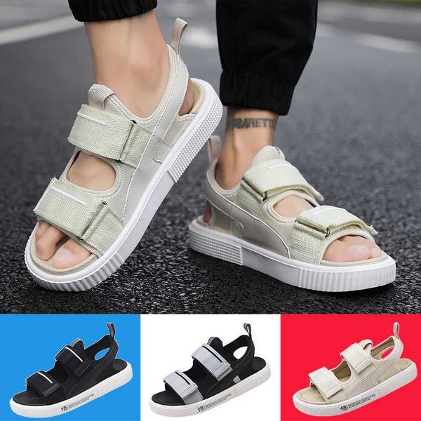 

2020 new sandals for mens shoes male slippers fashion casual summer sports black beach outdoor platform walking garden designer