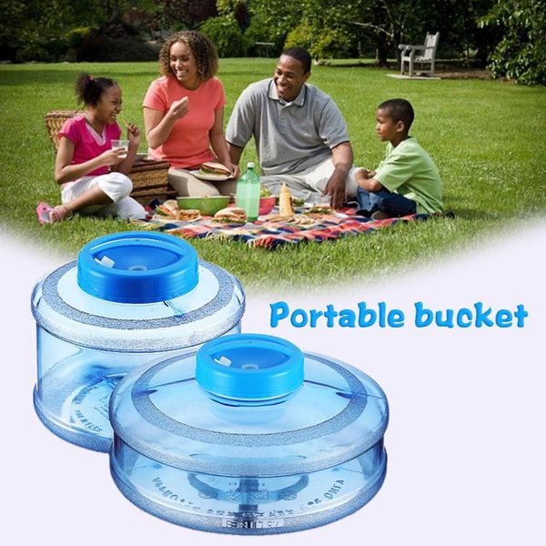 

car portable bucket set storage bucket grade pc outdoor camping self-driving tour household plastic storage