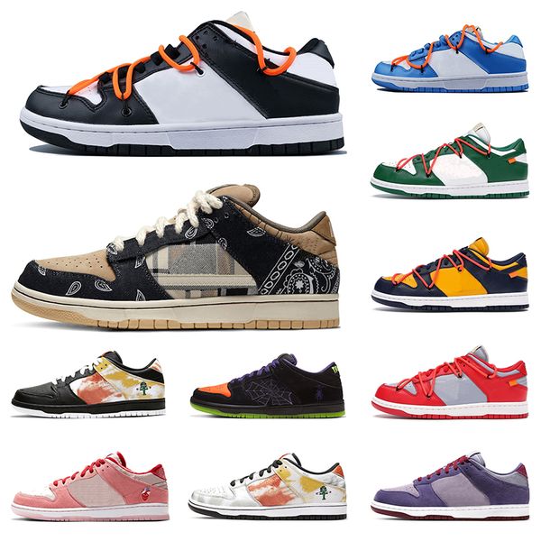 

2020 new arrivals sb dunk white off travis scotts sb dunks low mens womens casual running shoes fashion desinger sneakers trainers, Black