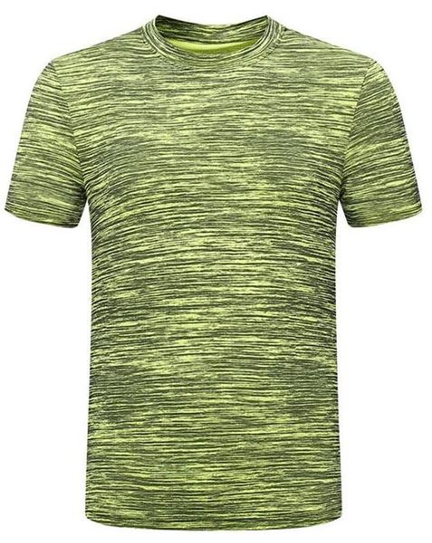

2019 men's tight clothes running short-sleeved quick-drying t-shirt 5159, Black;blue