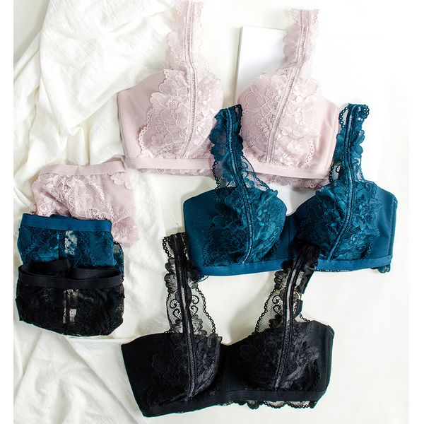 

4 цвета осени 1/2 чашки шнурка женщин способа европы наперсники толчок вверх бюстгальтер и трусики сексуальные женские новые толстые маленьк, Red;black