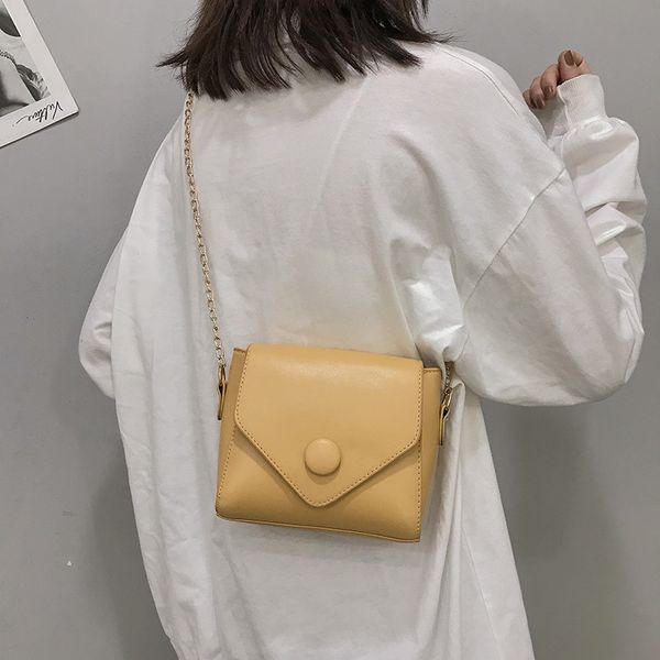 

женские сумки 2020 новый гонконгский стиль messenger chain small bag mori текстурированная сумка на плечо