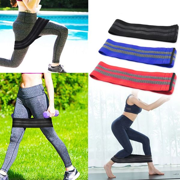 

hip resistance bands circle fitness equipment squat warm up workout thigh glutes 3 size