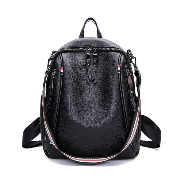 

jiulin backpack female rucksack school-bag travel girls fashion dos new genuine leather women tassel