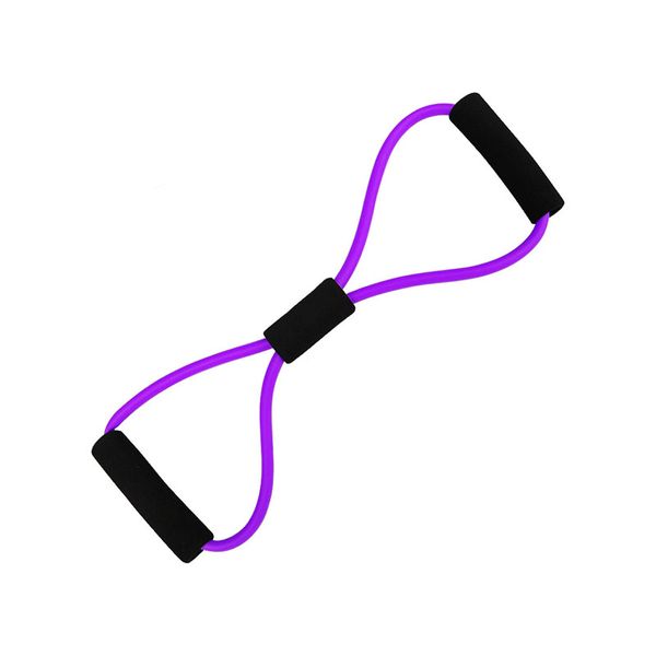 

resistance bands 8 shaped elastic rubber loops latex pull fitness belt rope tension chest expander yoga pilates sport