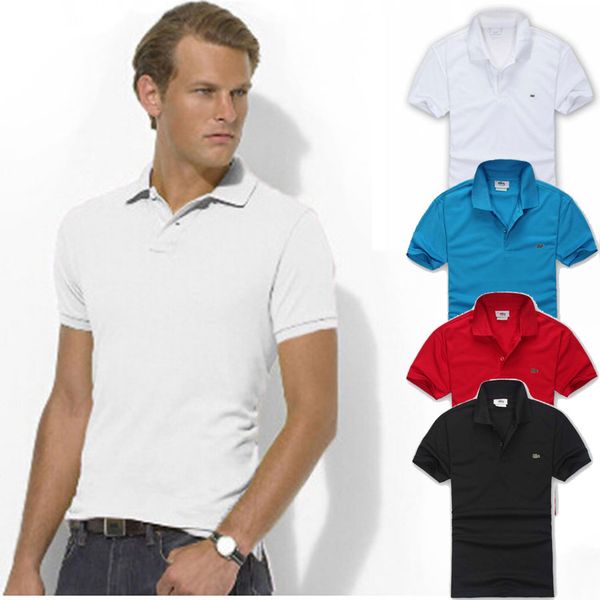

Polo Shirt Men High Quality Crocodile Embroidery LOGO Plus Size S-6XL Short Sleeve Summer Casual Polos Shirts Mens