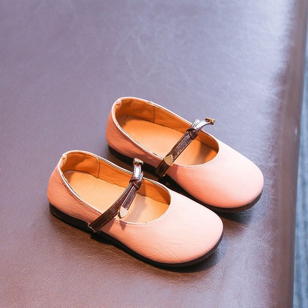 

kids girls shoes summer/autumn breathable pu leather princess shoes for girls dress for party elegant, Black;red