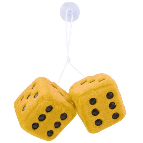 

ornaments plush dice gifts decor charms cute hanging craps interior accessories car pendant adornment rear view mirror