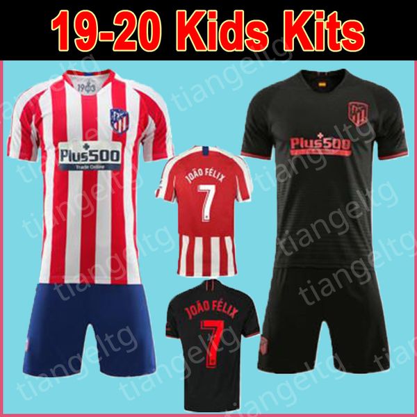

atlÃ©tico madrid soccer jersey kids kits 19 20 griezmann correa lucas costa koke saul godin luis gimenez camiseta de fÃºtbol 2019 2020 04