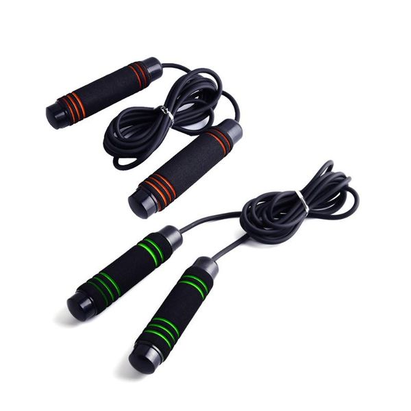 

3m rubber adjustable skipping rope fitness training jump rope with non-slip handle for students adults physical exercise