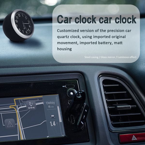 

car automobile digital clock auto watch automotive thermometer hygrometer decoration ornament clock car interior accessories