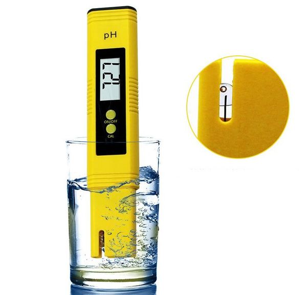 Mais recente Protable LCD Digital Medidor de PH Pen of Tester Aquário Piscina Água Urina de vinho ph-2 ph-02 SN2993