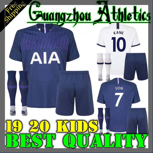 

19 20 pur kid home occer jer ey kit 2019 2020 tottenham kane on alderweireld erik en dele home away child football hirt