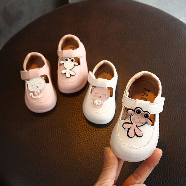 

spring girls baby single shoes cartoon princess leather shoes baby toddler children