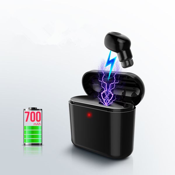 

(factory sale)bl1 mini draadloze bluetooth 4.2 stereo oortelefoon in ear sport met lader doos headset 300/ 700 mah power bank dhl