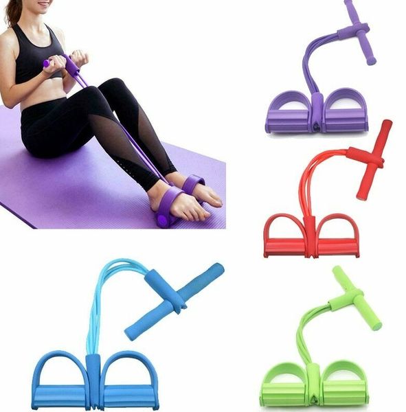 

pull rope fitness exercises resistance bands latex tubes pedal body training excerciserworkout elastic band fy7009
