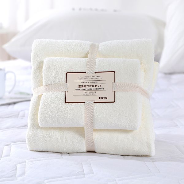 

baby towel absorbent fast dry hair towel wrapped household two-piece suit