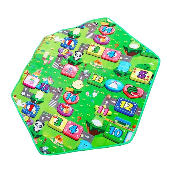 

baby kids play mat, crawling playing mat floor carpet game mat, fruit animal patterns printed