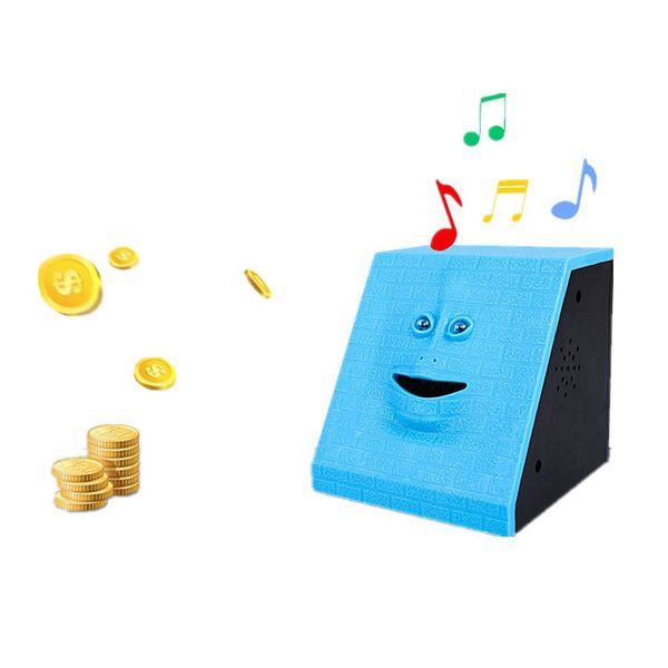 

лицо деньги eating монет банка батарейках saving box детские игрушки подарки aia99