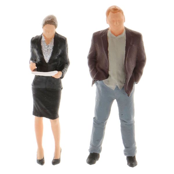 

1/64 figures diorama office scene model secretary and boss people figure