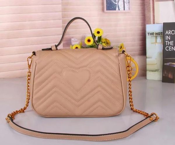 

Горячие Продажи Новый Дизайнер Marmont 26 см Сумки На Ремне Женская Цепочка Crossbody Сумк