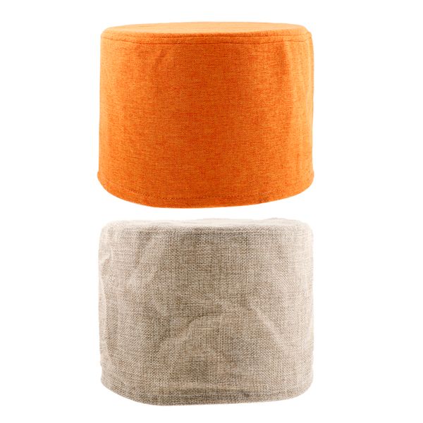 

одна пара (2 штуки) противоскользящая крышка скамеечки для ног, супер удобная круглая крышка табурета, круглый чехол для сиденья из хлопчато