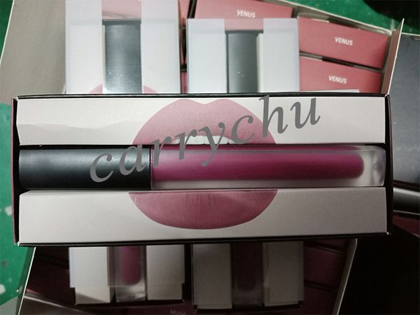 

2018 Newest Beauty Brand lips makeup Demi matte Lipgloss 12 colors Liquid matte lipstick kit free shipping