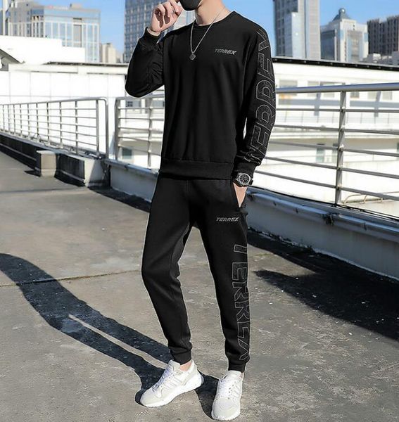 

лучшее мужское качество проектировщик костюмы горячая марка костюмы для мужчин sportwear с типизированной letters роскошного мужских top брю, Gray